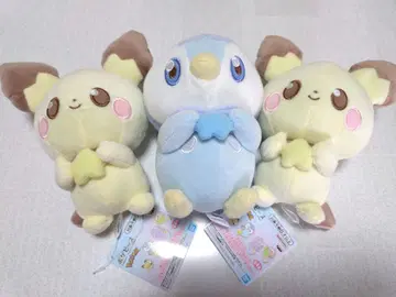 포켓몬스터 포켓몬 봉제 인형 피츄 팽도리 세트