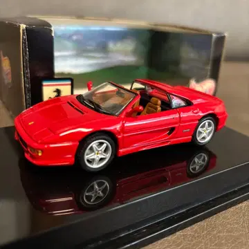 페라리 F355 GTS 빨간색 미니카 1/43