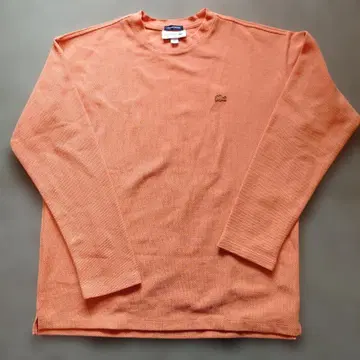 LACOSTE 애로우즈 별주 사슴 긴팔 티셔츠 오렌지 S