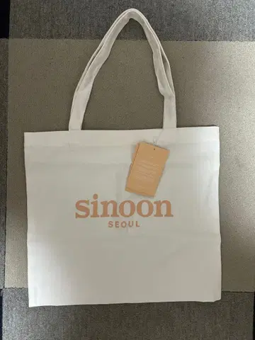 sinoon 토트백 화이트 택 포함