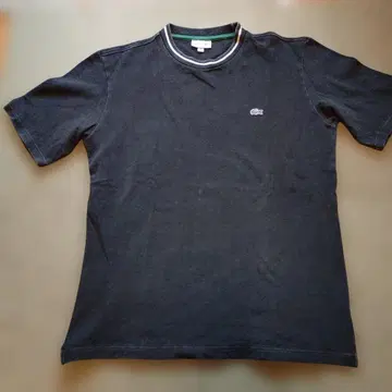 LACOSTE 블랙 사슴 T셔츠 L