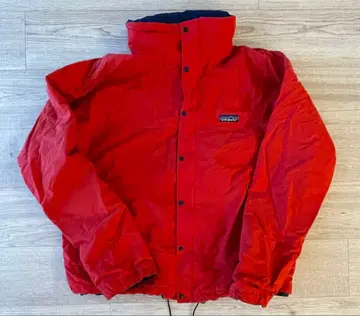 80s patagonia 파타고니아 나일론 자켓 레드 L 삼각형 택
