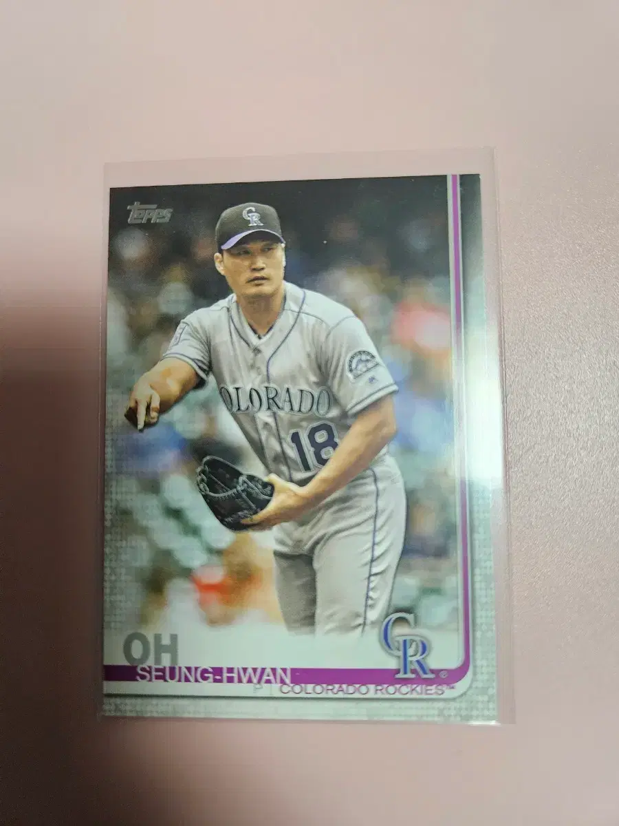 오승환 2019 Topps base 카드