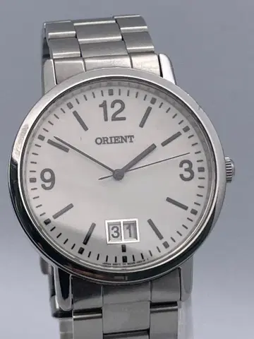 ORIENT 오리엔트 손목시계 화이트 다이얼 작동