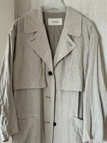 nest Robe 네스트 로브 린넨 헤링본 트렌치코트
