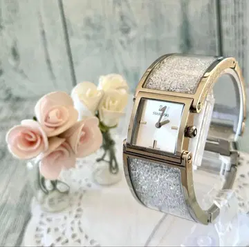 [ 레어 ] Swarovski 스와로브스키 손목시계 크리스탈 뱅글
