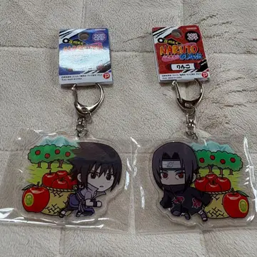NARUTO 우치하 이타치 우치하 사스케 지역 한정판 사과 키링