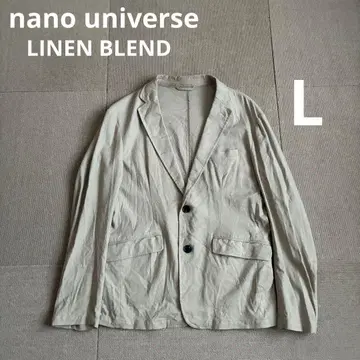 나노 유니버스 린넨 스트레치 테일러드 자켓 L 베이지