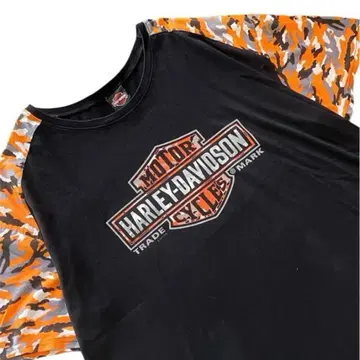 할리데이비슨 t셔츠 카모 3XL USA제 오버 사이즈 새상품급