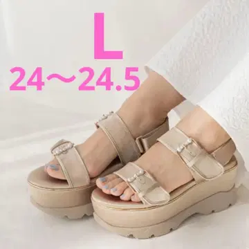 RANDA 란다 베이지 스포츠 샌들 L 24cm