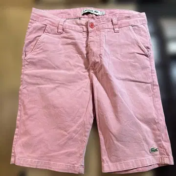 LACOSTE 핑크 숏팬츠 레귤러 핏