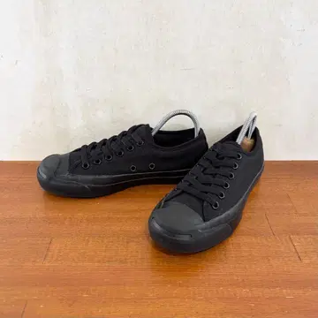 새상품급 컨버스 잭퍼셀 22.5cm 블랙 캔버스 741