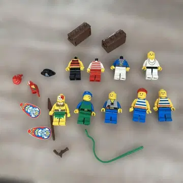 LEGO 올드 레고 남해의 용사 시리즈 롱고족 해적과 해군