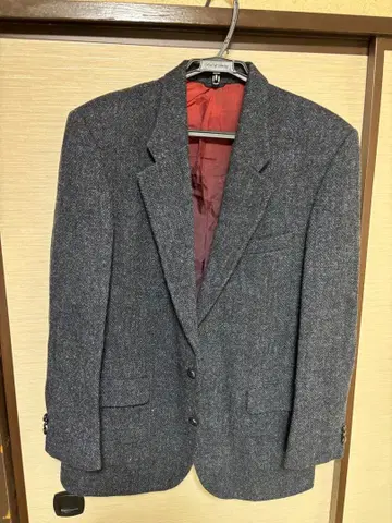 Harris Tweed 테일러드 자켓 그레이 계열