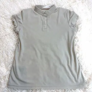 [새상품급] 테일러메이드 골프웨어 M 소매 프릴 스탠드 카라 그레이지