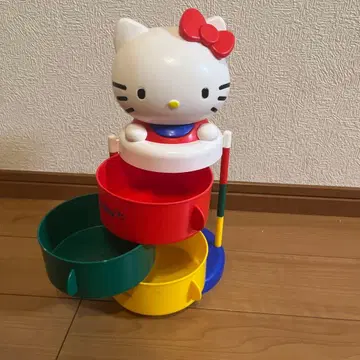 [ 새상품급 ] 키티 소품함 헤이세이 레트로 레어 1990년 산리오 가슴
