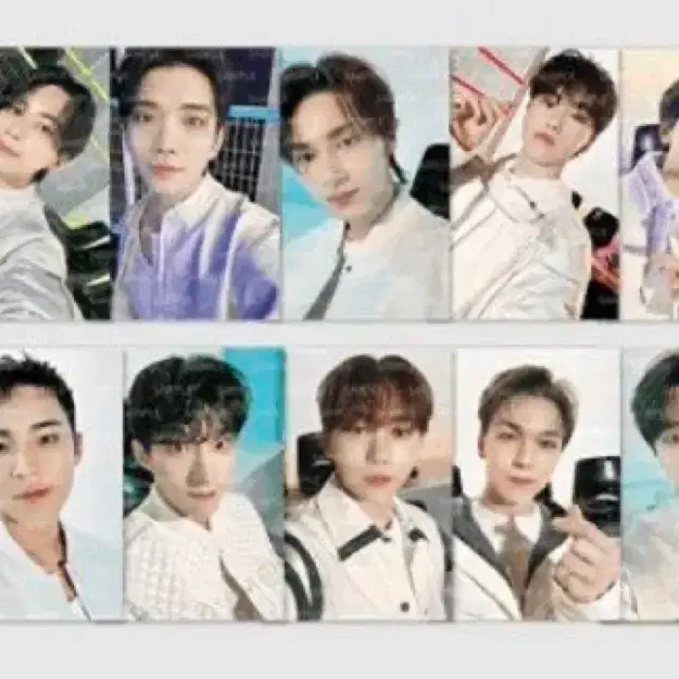 세븐틴 팔로우재팬 uv 바람막이 포카 풀 세트 양도