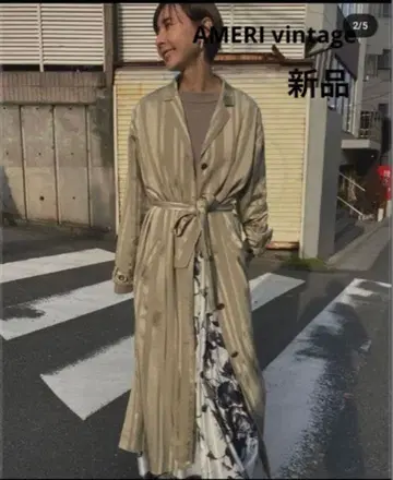 새상품 아메리빈티지 스트라이프 오버 셔츠 드레스 원피스