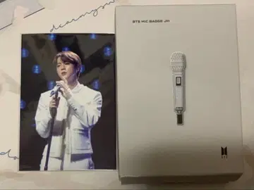 BTS 하이브 인사이트 HYBE 마이크 배지 트레이딩 카드 진 JIN