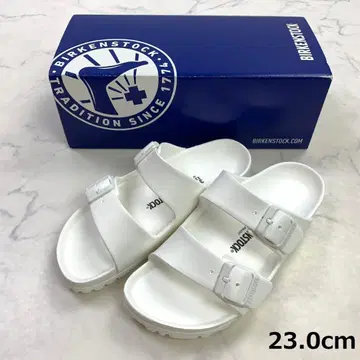 BIRKENSTOCK 버켄스탁 애리조나 EVA 샌들 화이트 내로우