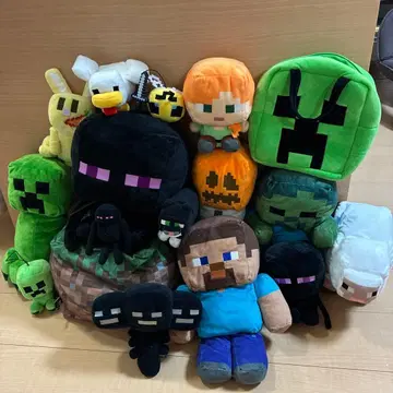 마인크래프트 봉제 인형 크리퍼 백 포함 마인크래프트 마크라