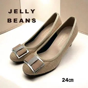 Jelly Beans 젤리빈스 펌프스 24cm 일본제 베이지