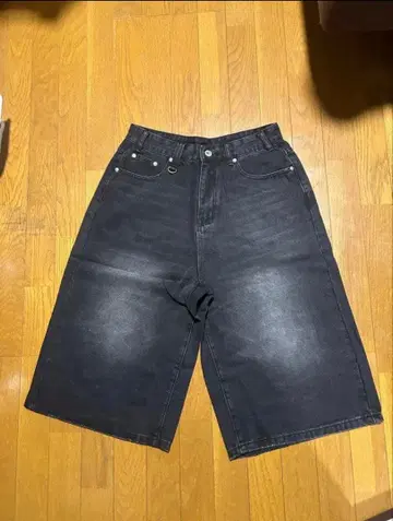 Black Denim Baggy Shorts Archive Jorts