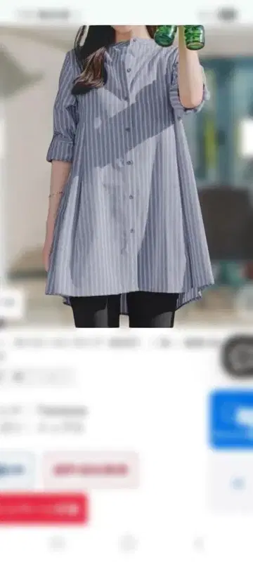 스트라이프 셔츠 M 사이즈