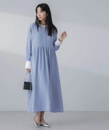 택 포함 새상품 나노 유니버스 블루 원피스