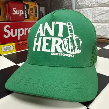[레어] 90s ANTIHERO 빈티지 메쉬 캡 USA 초기