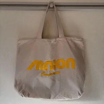 [새상품급] UNION x MIN-NANO 콜라보 토트백 화이트
