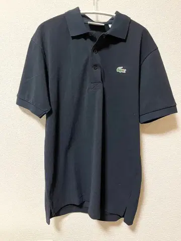 LACOSTE 네이비 피케 셔츠 US S