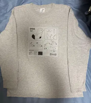 whimsy long sleeve tee oyas 그레이 XL