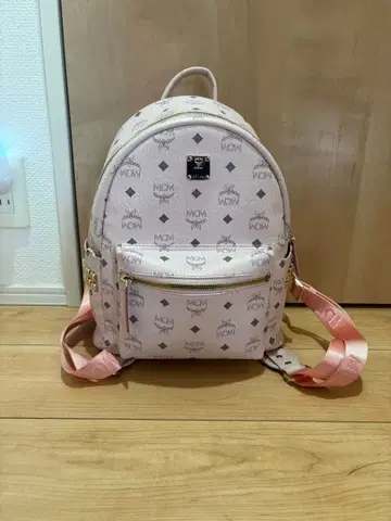 MCM MCM 럭색 백팩 파우더 핑크 S