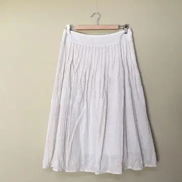 이오콤이오 롱 스커트 플레어 스커트 요철 일본제