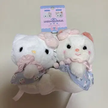 산리오 요시토쿠 콜라보 레트로 봉제 인형 컬렉션 마스코트 홀더 헬로키티