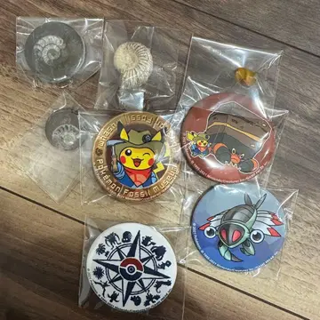 포켓몬 화석전 포켓몬 화석 박물관 캔뱃지 가챠가챠 세트