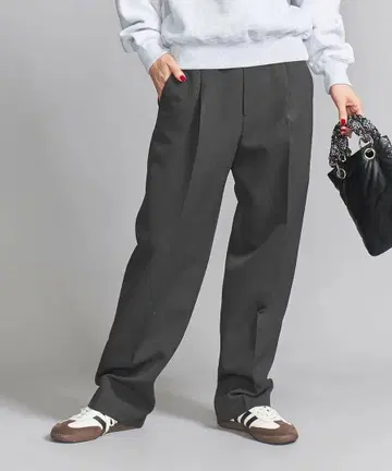 더블 크로스 턱 팬츠 뷰티 앤 유스