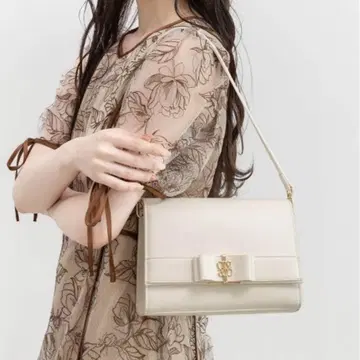 RANDA 2WAY 모노그램 리본 숄더백