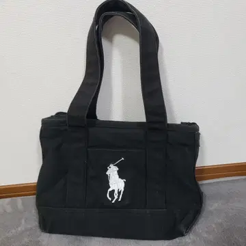 폴로 랄프로렌 토트백 블랙