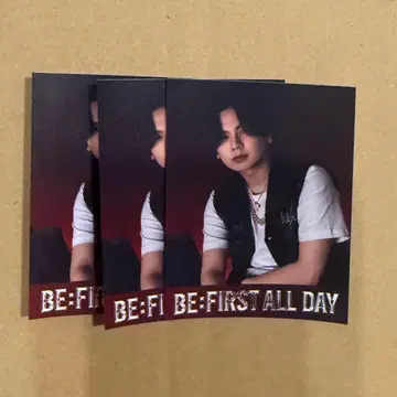 BE:FIRST ALL DAY 특전 스티커 MANATO 마나토 3매