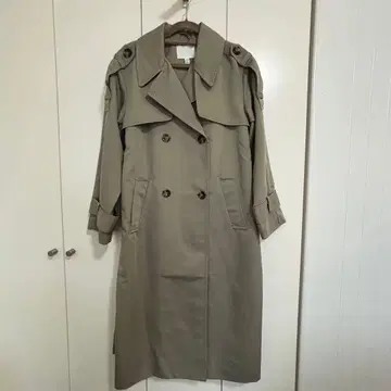 H&M 트렌치코트 카키