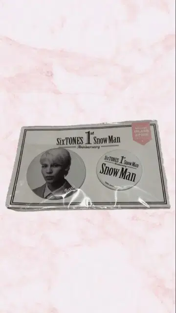 Snow Man 1st Anniversary 캔뱃지 세트 2종 라울
