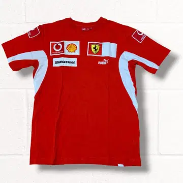 [레어] PUMA 페라리 T셔츠 F1 쇼와 쉘