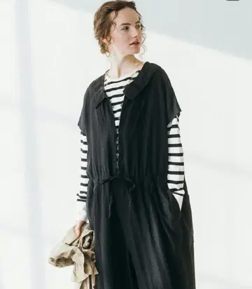 nest Robe 네스트로브 린넨 카라 부착 살로펫