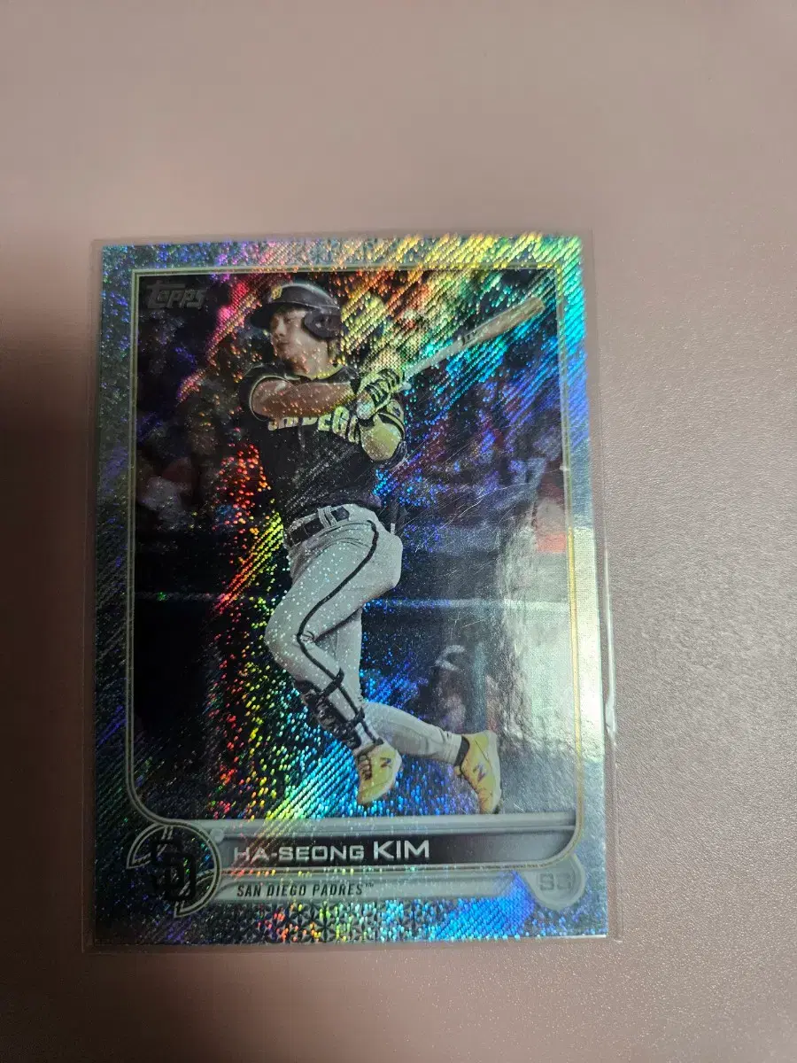 김하성 875장 한정 Topps Foilboard 카드