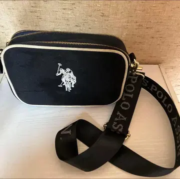 U.S. POLO ASSN. 블랙 숄더백