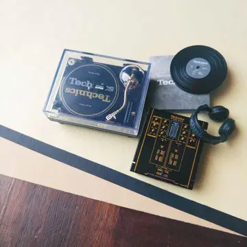 [ 가챠 ] Technics 미니어처 컬렉션 턴테이블 헤드폰