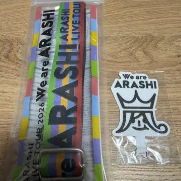 ARASHI LIVE TOUR 2026 키링 폰탭 스트랩