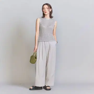 썸머 니트 실버 레이어드